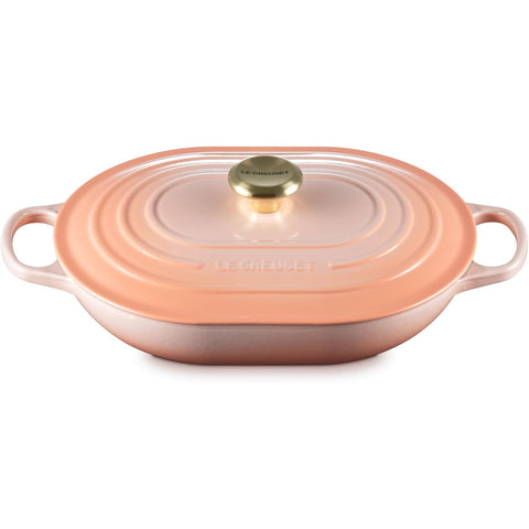 Le Creuset 3.75 qt. Signature Oval Casserole, Peche