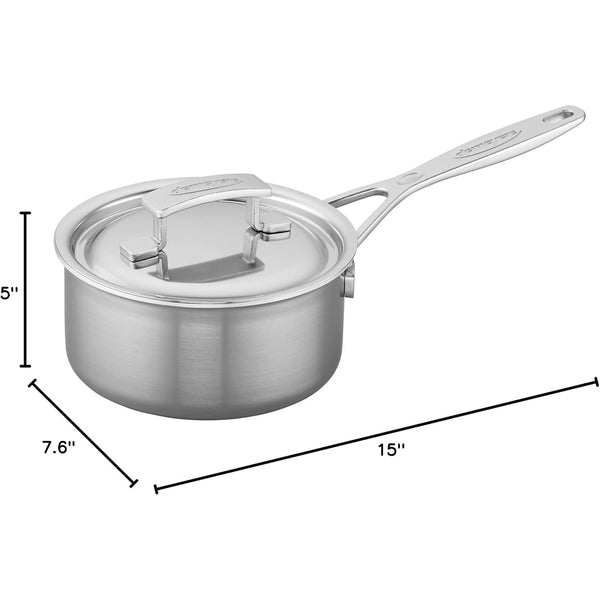 Demeyere Industry 5 1.5-qt Stainless Steel Saucepan
