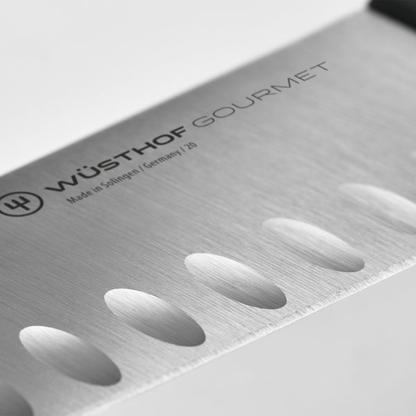 Wusthof Gourmet 5" Santoku, Hollow Edge