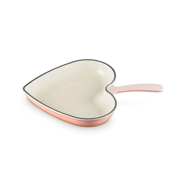 Le Creuset 10.25 " Traditional Heart Skillet  - Peche