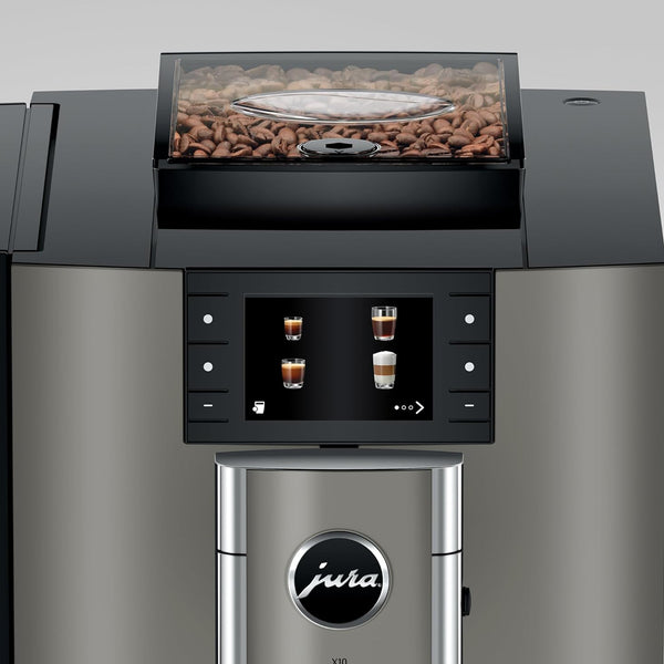 Jura X10 Coffee Machine - Dark Inox