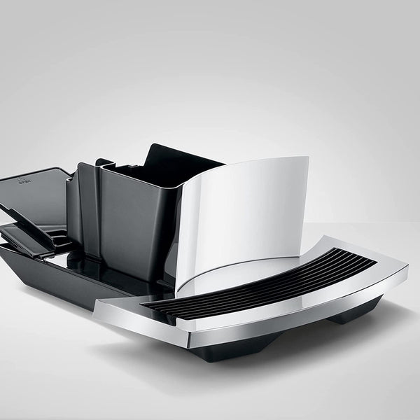 Jura E6 Automatic Coffee Machine, Piano White