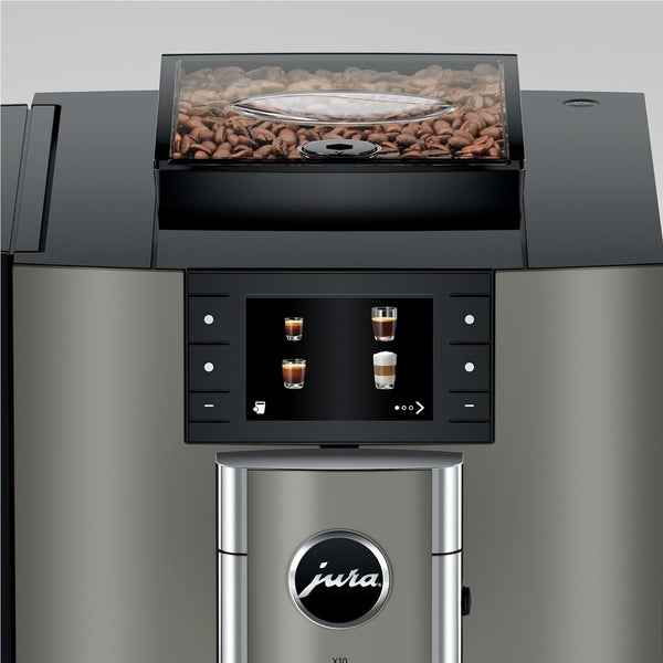 Jura X10 Coffee Machine - Dark Inox
