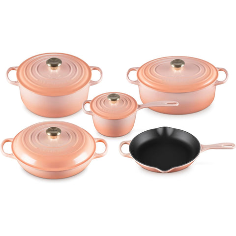 Le Creuset  9-Piece Signature Cookware Set - Peche