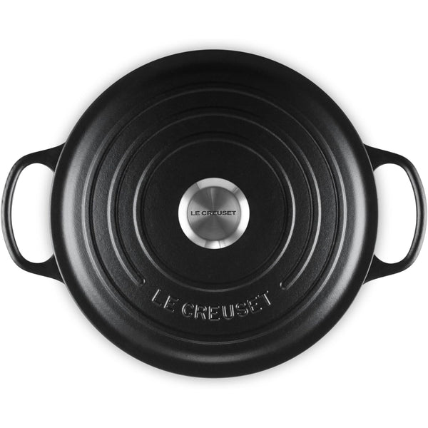 Le Creuset 6.5 qt. Signature Round Deep Oven - Licorice