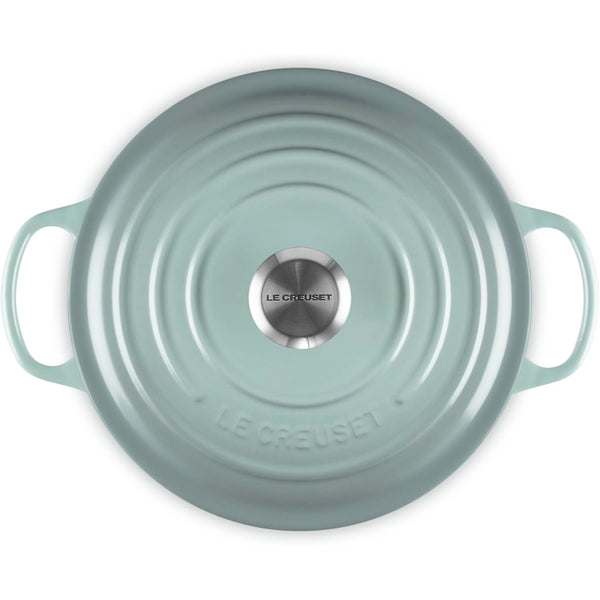 Le Creuset 6.5 qt. Signature Deep Round Oven - Sea Salt