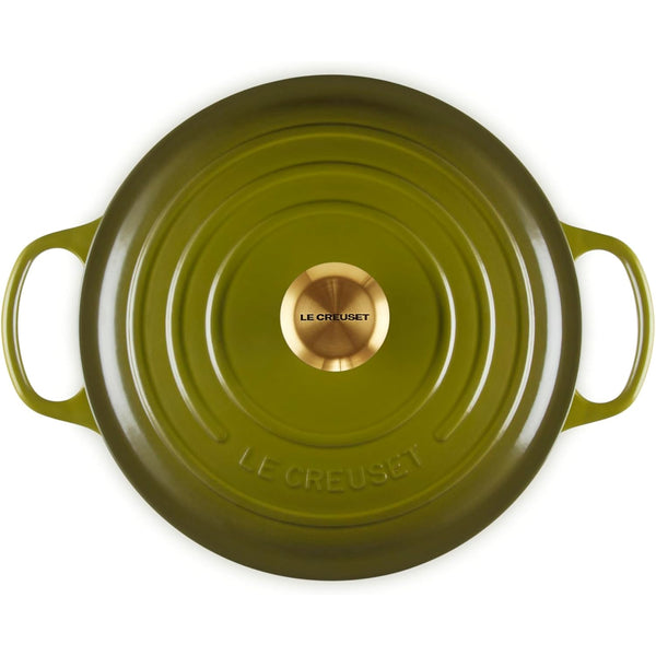Le Creuset 6.5 qt. Signature Round Deep Oven - Olive
