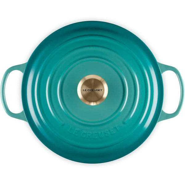 Le Creuset 6.5 qt Signature Deep Round Oven - Riviera