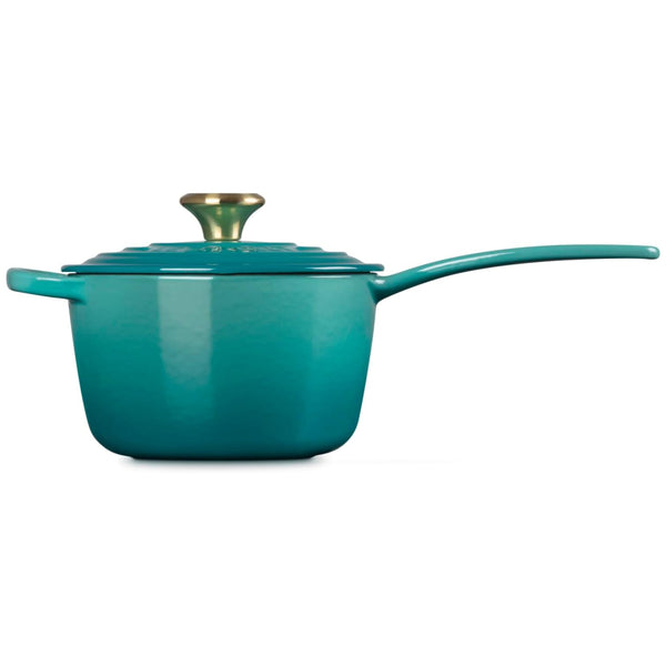 Le Creuset 1.75 qt Signature Saucepan - Riviera