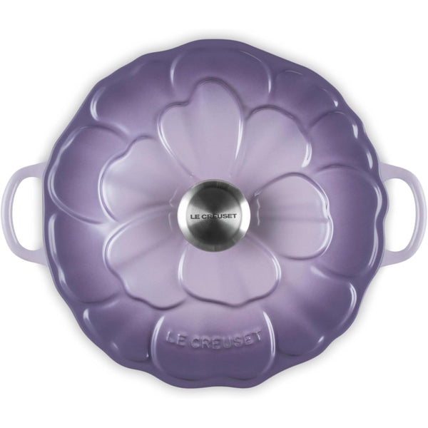 Le Creuset 2.25 qt. Signature Petal Braiser with Light Gold Knob, Provence