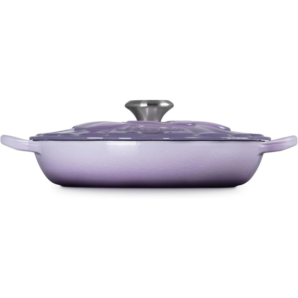 Le Creuset 2.25 qt. Signature Petal Braiser with Light Gold Knob, Provence