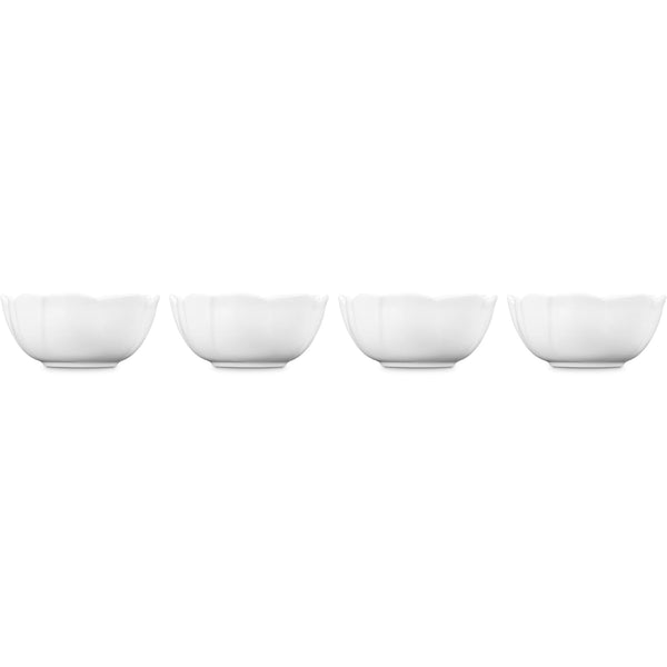 Le Creuset  S/4 Petal Mini Bowls, White