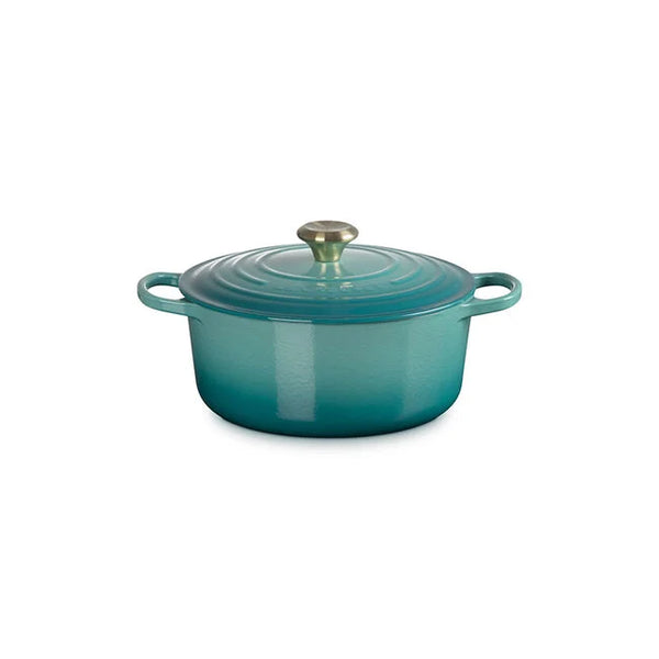 Le Creuset 5.5 qt Signature Round Dutch Oven - Riviera