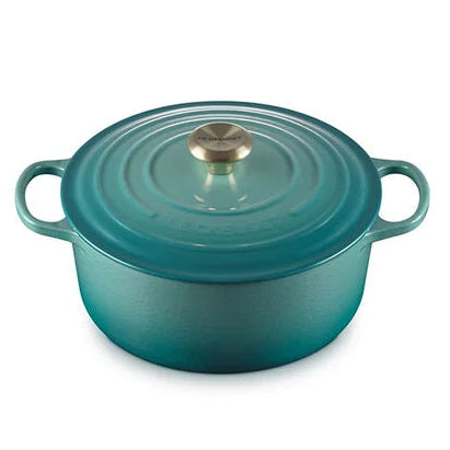 Le Creuset 5.5 qt Signature Round Dutch Oven - Riviera