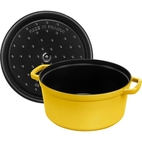 Staub 7-Qt Round Dutch Oven - Citron