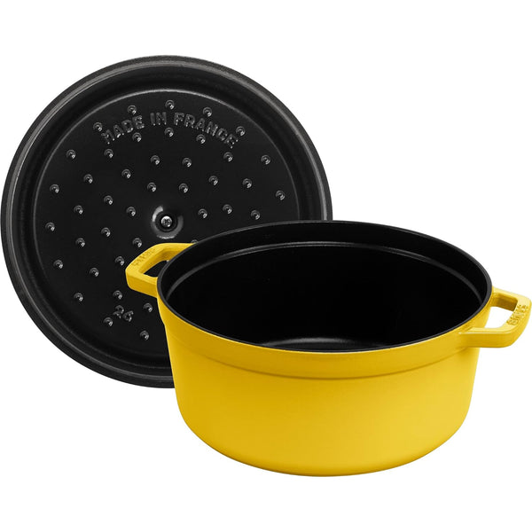 Staub 5.5-Qt Round Dutch Oven - Citron