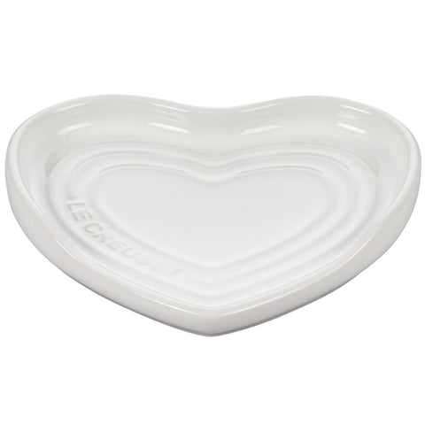 Le Creuset Heart Spoon Rest - White