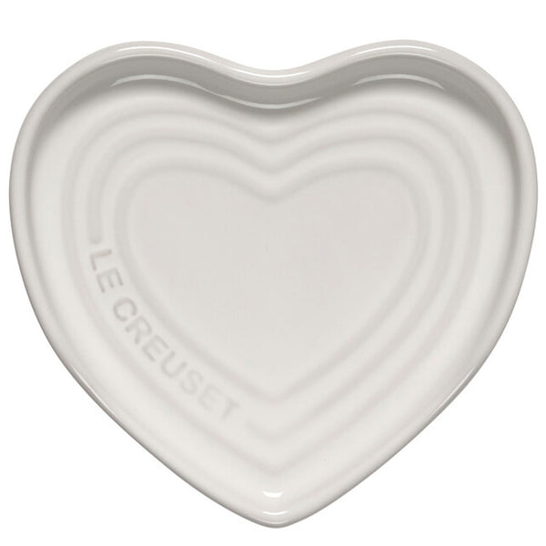Le Creuset Heart Spoon Rest - White