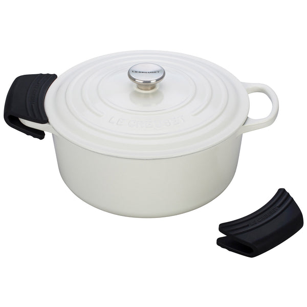 Le Creuset Silicone Handle Grips, Set Of 2 - Black