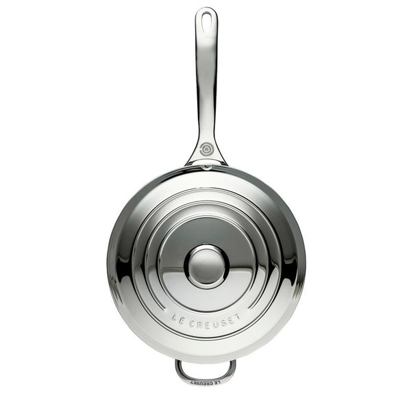Le Creuset Stainless Steel 3.5-Quart Saucier Pan