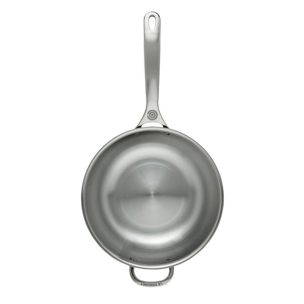 Le Creuset Stainless Steel 3.5-Quart Saucier Pan