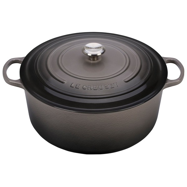 LE CREUSET 13.25-QUART ROUND DUTCH OVEN - OYSTER