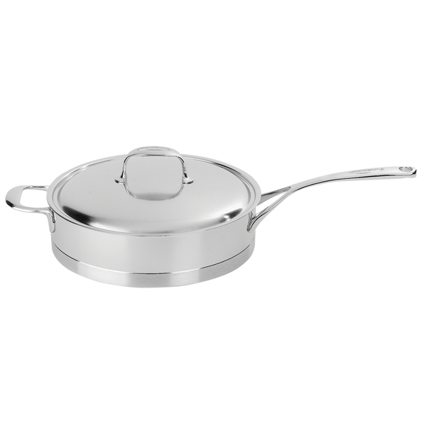 DEMEYERE ATLANTIS 3-QUART STAINLESS STEEL SAUTE PAN WITH HELPER HANDLE