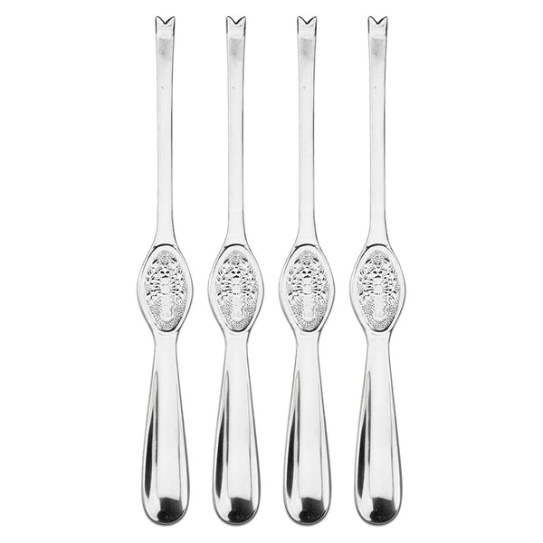 Chroma Grunwerg Windsor Carded Set of 4 Lobster Picks, Stainless Steel