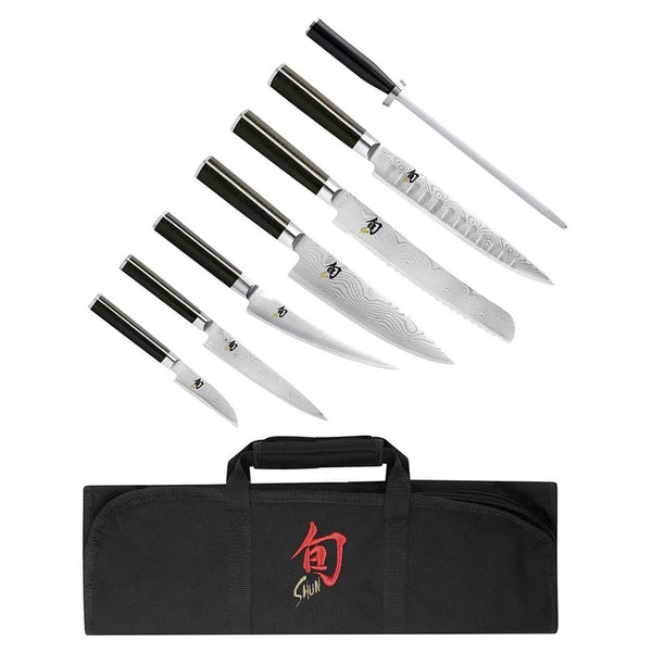 SHUN CLASSIC 8-PIECE STUDENT KNIFE SET