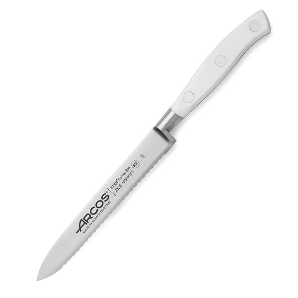 Arcos Riviera Blanc 5" Serrated Utility Knife