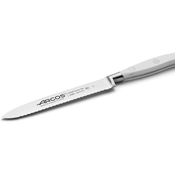 Arcos Riviera Blanc 5" Serrated Utility Knife