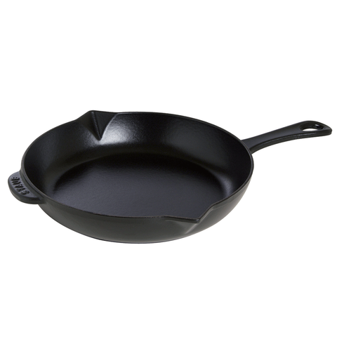 STAUB CAST IRON 10'' FRY PAN - MATTE BLACK