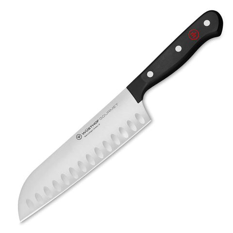 Wusthof Gourmet 7" Santoku, Hollow Edge