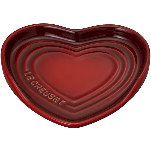Le Creuset 5" Heart Spoon Rest - Cerise