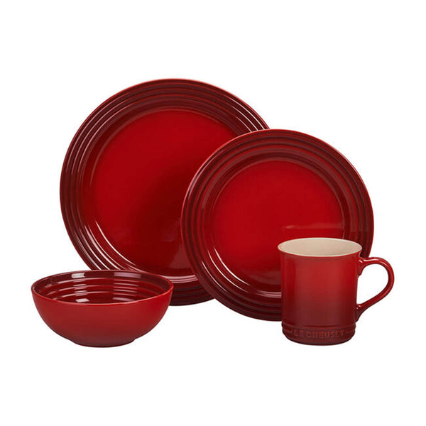 Le Creuset 16PC Dinnerware Set - Cerise