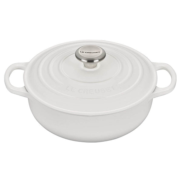 Le Creuset Signature Sauteuse - White