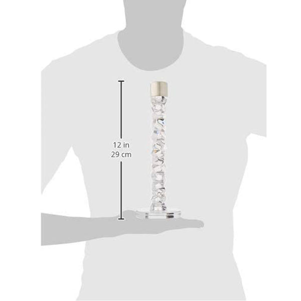 Orrefors Carat 11.63 Inch Candlestick, Pair, High