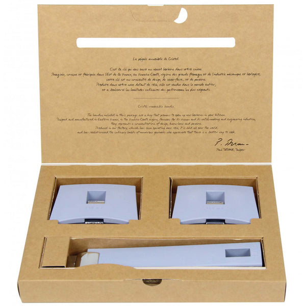 CRISTEL MUTINE SET OF 1 DERACHABLE HANDLE AND 2 SIDE HANDLES - LAVENDER