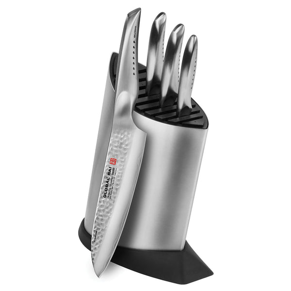 GLOBAL SAI 5-PIECE KNIFE BLOCK SET