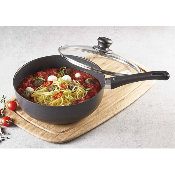 Scanpan Classic Deep Saute Pan, 4 Quart, Black