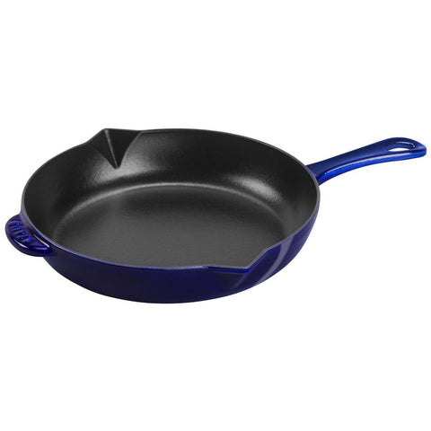 Staub Cast Iron 10'' Fry Pan - Dark Blue