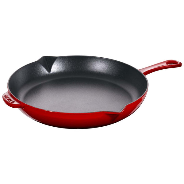 Staub Cast Iron 10'' Fry Pan - Cherry