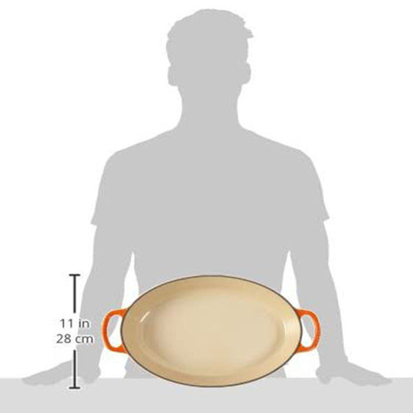 Le Creuset 3 qt. Signature Oval Baker - Flame