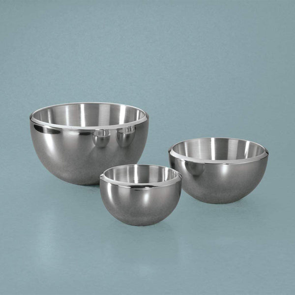 Hammer Stahl Milano Collection Serving Bowl Set, Stainless Steel