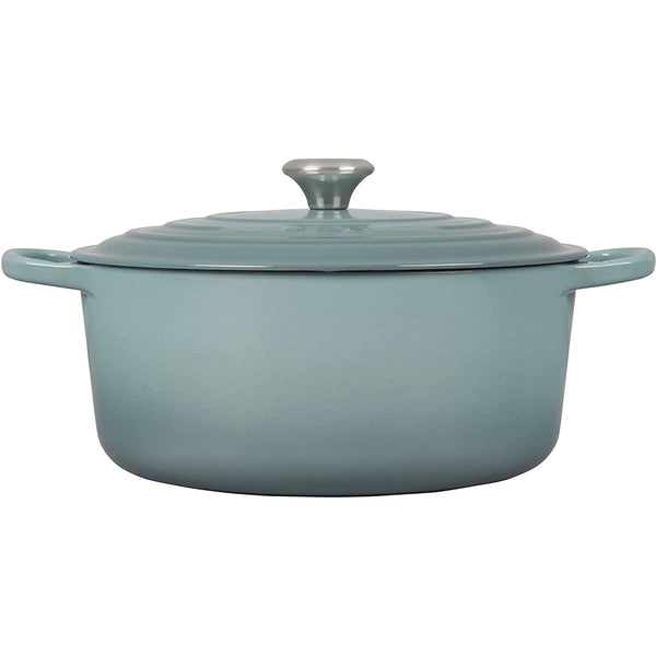 Le Creuset 5.5 qt. Signature Round Dutch Oven - Sea Salt