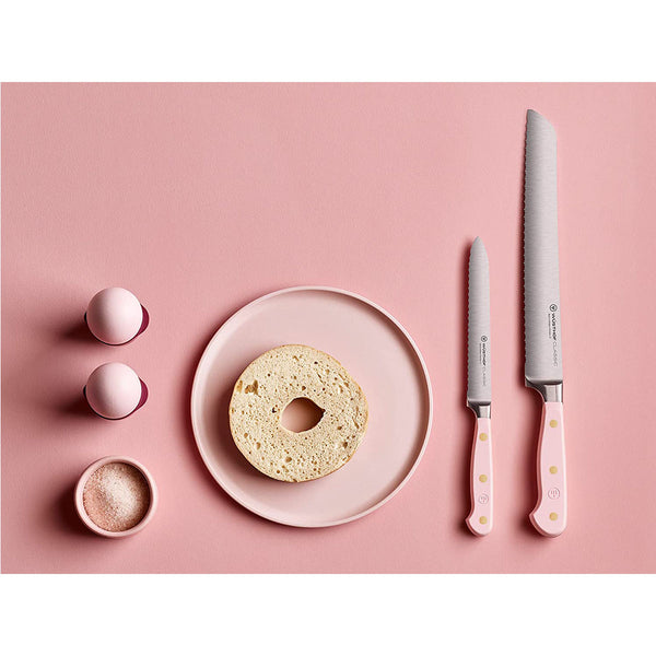 Wusthof Classic 5" Serrated Utility Knife - Pink Sea Salt