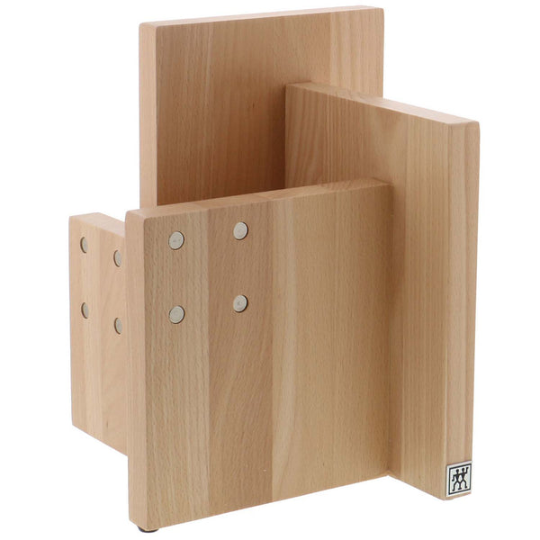 ZWILLING J.A. HENCKELS ITALIAN MAGNETIC KNIFE BLOCK - NATURAL BEECHWOOD