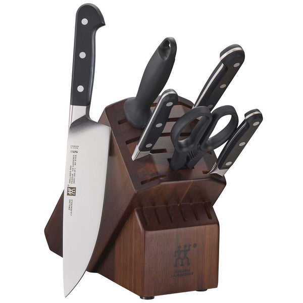 ZWILLING J.A. HENCKELS PRO 7-PIECE KNIFE BLOCK SET - ACACIA