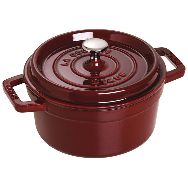 Staub Cast Iron 2.75-Quart Round Cocotte - Grenadine