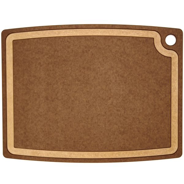 EPICURE GOURMET SERIES 19.5'' X 15'' CUTTING BOARD - NUTMEG/NATURAL